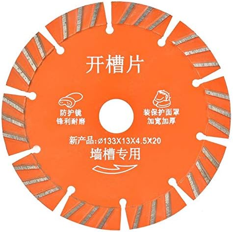 Xucus бетон 5 парчиња 133мм Дијамантско кружно сечење диск за бетонски керамички гранит