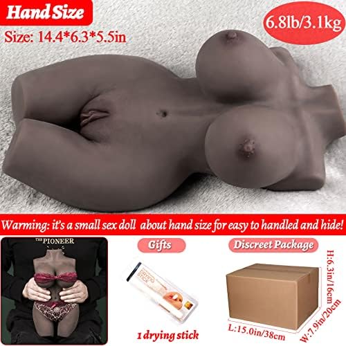 Секс кукла за машки мастурбатор женски торзо секс кукла loveубовна кукла со реални гради вагини анус, 6,8lb џеб пичка секс кукли