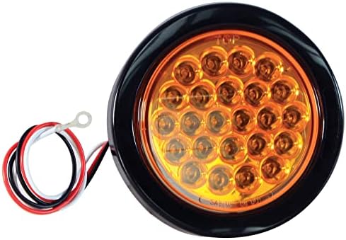 Купувачи Производи-SL40AR 4 Круг LED Вдлабнати Строб Светлина, Килибар
