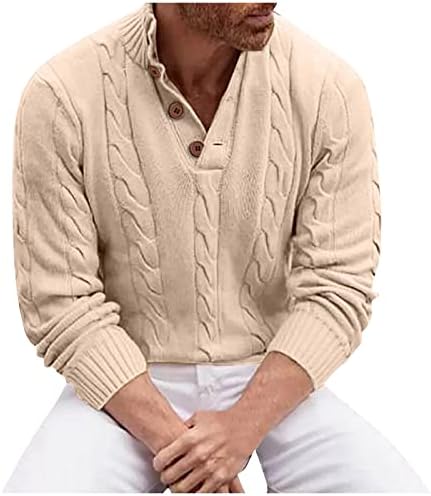 Џемпер худи мажите плетете ја Европа и Америка џемпер машка цврста боја висока јака џемпер со долг ракав Менс