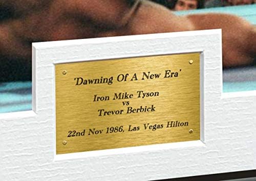 Китбаги и шкафчиња Мајк Тајсон против Тревор Бербик Препечатување 'Dawning of NEW ERA' 12x8 A4 Autografed потпишана фотографија