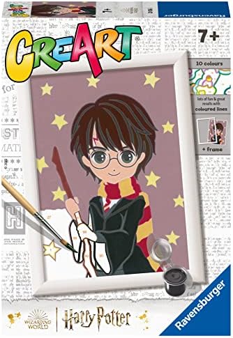 Ravensburger Creeart Harry Potter Paint By Bues за деца - Комплети за сликање и занаетчиски уметности на возраст од 7 години нагоре