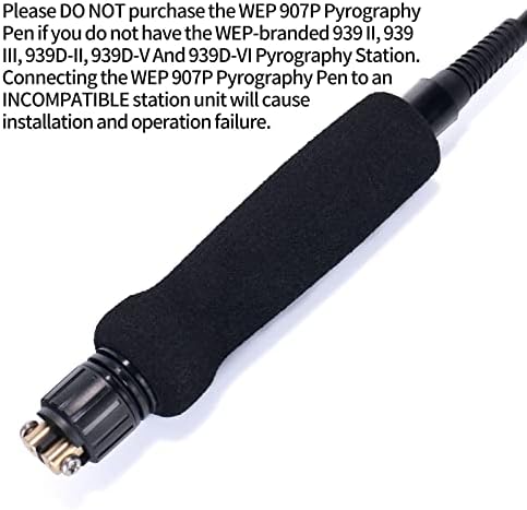 WEP 907P Wire-Nib Тип замена за пирографија Пенка за пирографија за WEP 939 II, 939 III, 939D-II, 939D-V и 939D-VI станица за пирографија на