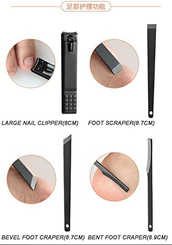 Xmtxzym nippers trimmer cutte маникир сет 16p професионален секач за нокти Sciossors Pedicure Kit Clipper Tools