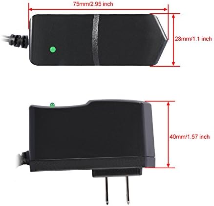 ZJCHAO DC 5V 2A/2000mAh AC адаптер за напојување wallиден полнач за Android таблет компјутер Mid Ereader со тркалезна 2,5 mm