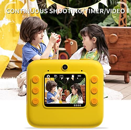 Иствита Инстант Печатење Камера За Деца 2.0-инчен Екран Пренослив Инстант Печатење Камера со 1080p HD Видео Дигитални Печатење Камери Двојна Леќа Деца Играчка Камера с?