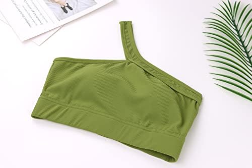Missactiver Women one Fory Ready Tooks Tooks Yoga Crib Ribbed Clat -Rid Claid Chold Crop Crop Top Sport Sport Sport Sport