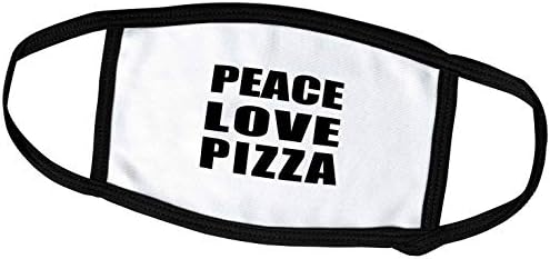 3дроза Мир Љубов И Пица-Работи Што Ме Прават Среќен-Храна Пица. - Покривки За Лице