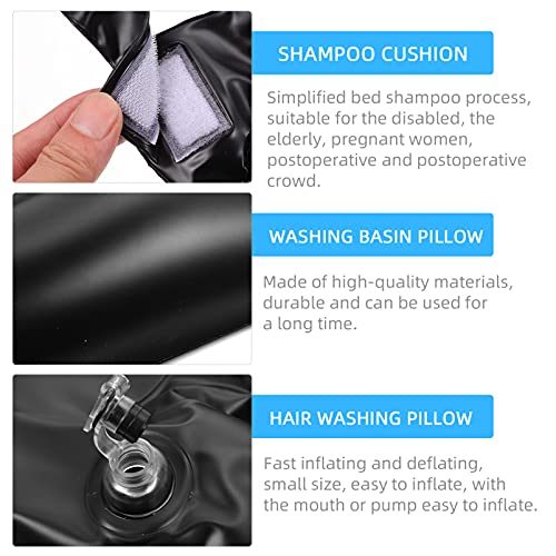 Doitool 4 компјутери за миење за преклопување на перниче за боење, кревет за лежерна алатка за коса, алатка за вратот, оневозможено постари