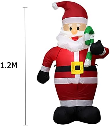 Sifanny 1,2m Божиќна надувување Дедо Мраз за подароци за надувување на Божиќни украси Дедо Мраз/Подарок за подароци за надворешна/дома/комерцијална