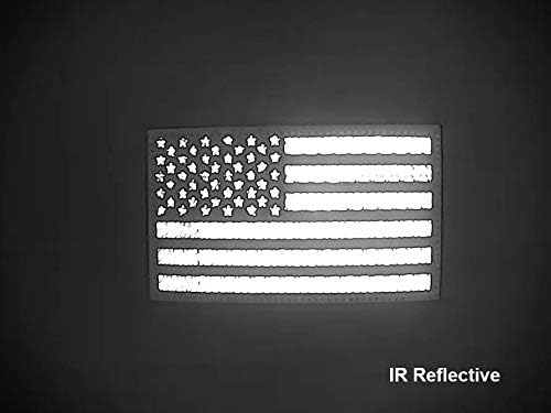 Timtac Голем 3x5 инчен црн IR инфрацрвена Америка за американско знаме на САД