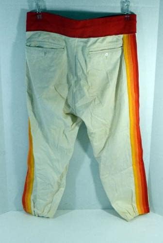 1977 игра на Хјустон Астрос користеше бели панталони 36-24 DP24396 - Игра користени панталони MLB