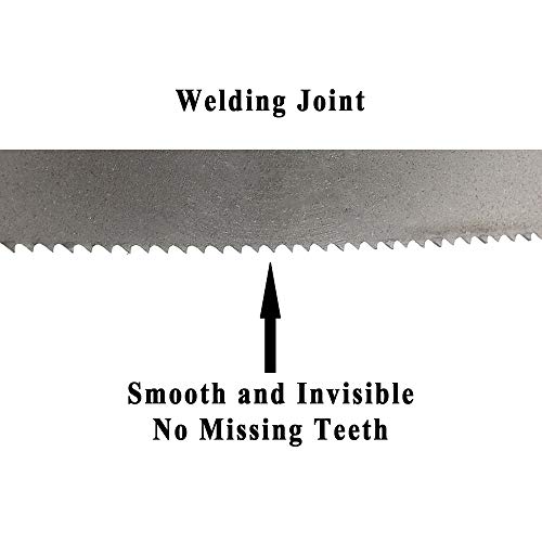 Imachinist S119121610 M42 Bimetal Bandsaw Blades 119-1/2 x 1 x 0.035 x 6/10 TPI за сечење меки метални променливи заби
