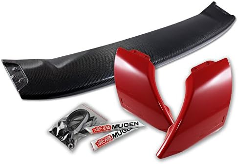 Eparts Заден спојлер крилен капак на багажникот Extended Spoiler ABS Mugen RR-стил одговара за 2013 2013 2014 2015 година Хонда