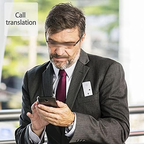 LXXSH Пренослив Мини Безжичен Паметен Преведувач Двонасочна Апликација За Инстант Гласовен Преведувач Во Реално Време Bluetooth