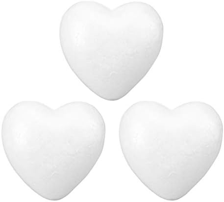 Toyandona свадба декор порибници за порибување пена форми занаетчиска пена срце, 3 парчиња 3. 9 инчи полистирен срце во форма за занаетчиски