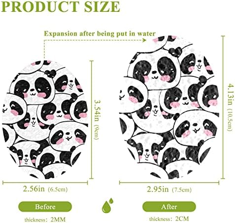 Алаза симпатична панда каваи животно природно сунѓер кујнски целулоза сунѓери за садови миење бања и чистење на домаќинства,