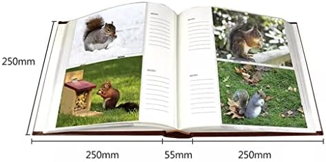 BMKIW 6-инчен интерлеаф тип на фото албум Ретро кожа насловна фото албум креативно семејство фотоалбум стаклена книга за печат