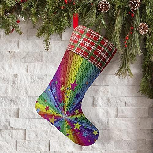 Виножито starsвезди се продолжат Божиќни празнични чорапи за време