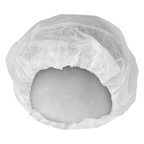 Kleenguard A10 Bouffant Caps, материјал за дишење, бел, голем, 10 пакувања, 100 / пакет, 1000 / Case