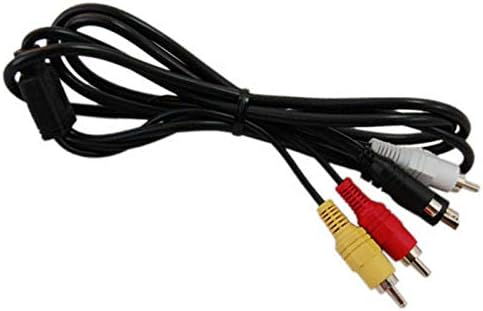 HQRP AV аудио видео кабел/кабел Компатибилен со Sony Handycam DCR-SR82C, DCR-SR85, DCR-SR87, DCR-SR88 Camcorder