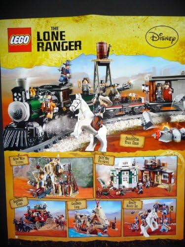 Lone Ranger Lego - 16 X20 Оригинален промо филм Постер Постер 2013 Dinsey