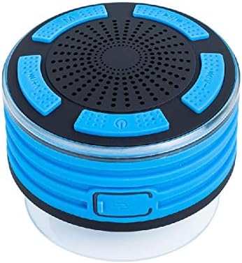 Елеопција преносен водоотпорен Bluetooth звучник безжично лебдечки и FM радио со супер бас и HD звук, LED светла расположение