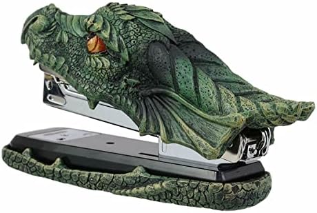 Pijatas ole Legendary Green Fire Dragon Head Stapler Light Duty Office Desktop канцелариски материјал - Омилена продавница за украси