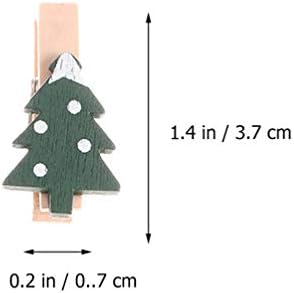 Вудски декор на Јардве 100 парчиња Божиќни дрвени облеки за новогодишни елки за елки, Снегулка и нараквици, ноти за белешки за училишна уметност