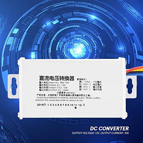 DC Converter, чекор-надолу модул за напојување 36V-72V до 12V 10A 120W за електронски уреди од 12V
