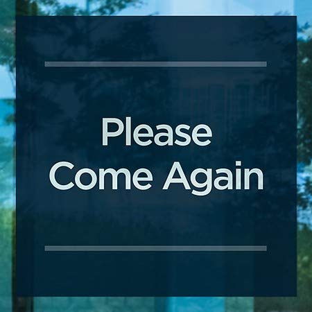 CGSignLab | „Те молам, дојди повторно -басична морнарица“ прозорецот | 8 x8