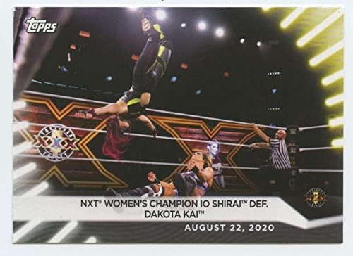 Шампион Ио Шираи 2021 Топс Женска Дивизија 63 NM+ - MT+ WWE Борење