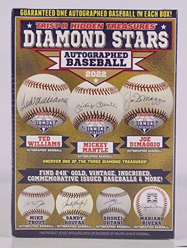 2022 Тристар Скриени Богатства Дијамантски Ѕвезди Автограм Бејзбол Хоби Кутија-Бејзбол Со Автограм