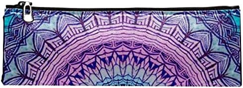 Тбуобт Торба За Шминка Патување Козметичка Торбичка Торбичка Чанта Чанта Со Патент, Мандала Етнички Виолетова