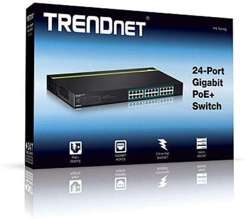 Trendnet 24-порта Gigabit POE+ прекинувач