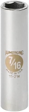 Армстронг 11-226 13/16-инчи, 6 точки, 3/8-инчен диск SAE Deep Socket