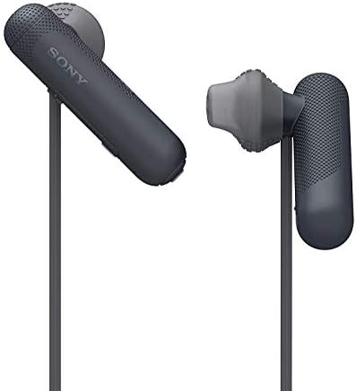 Sony Wi-SP500 безжични спортски слушалки во уво, Bluetooth ушни уши, црна