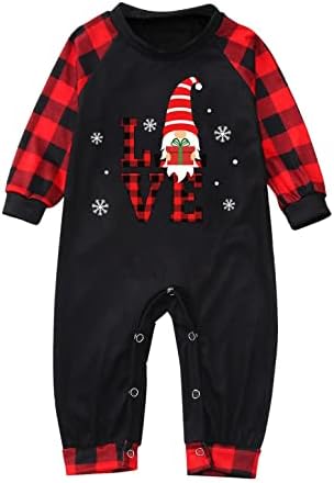 XBKPLO Божиќни пижами за семејни Божиќни пижами ПЈС облека за спиење облека што одговара на семејни Божиќни пижами поставува елени