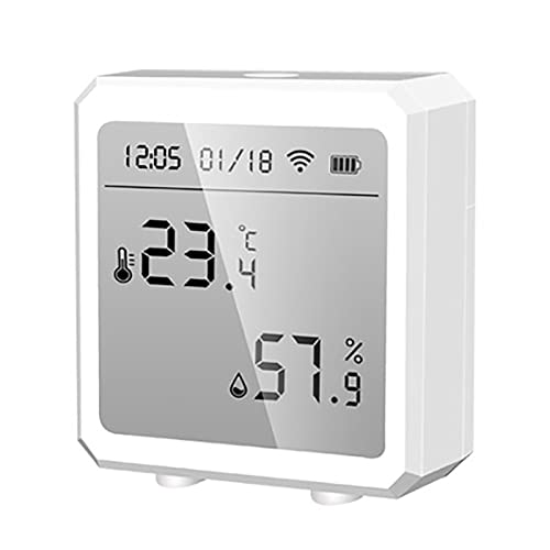 Температура Влажност Контролер, Професионална Температура Влажност Монитор 4.5 V Аларм Функција WiFi За Дома