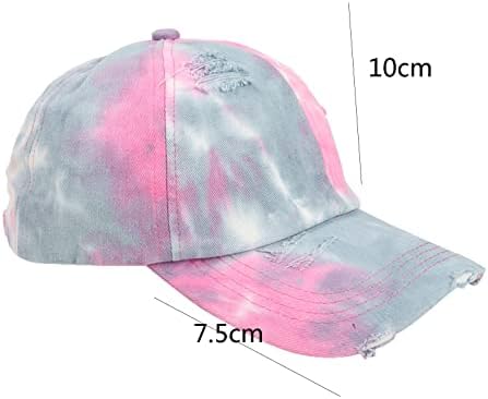 Врзајте боја мастило сликарство капа женски бејзбол капи мода за дишење есен мрежен капки, подготвен капа, ретро бејзбол капачиња,