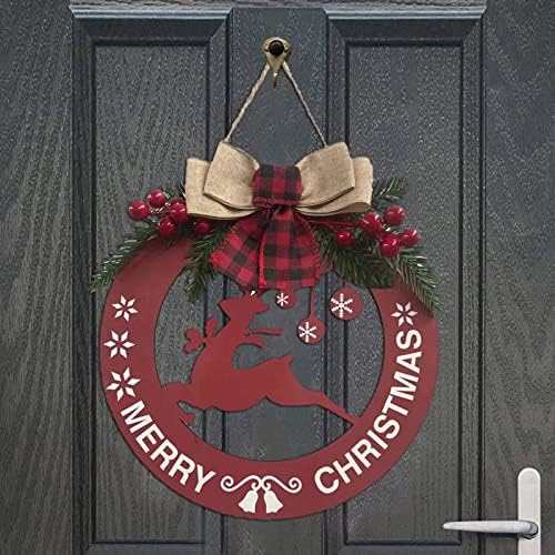 Денот на вineубените Весни Божиќна дрвена врата што виси виси мода за виси виси украс на вратата на вратата