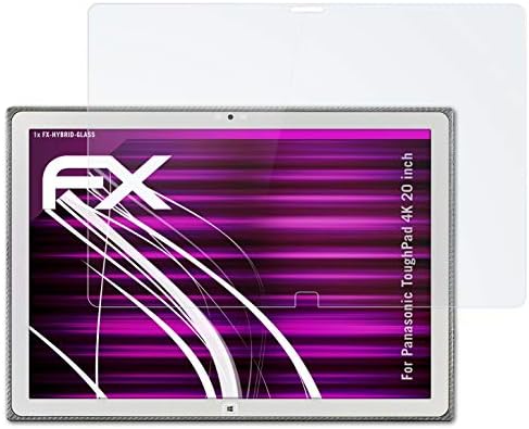 Атфоликс пластично стакло заштитен филм компатибилен со Panasonic TownPad 4K 20 инчен стакло заштитник, 9H хибриден стаклен стаклен