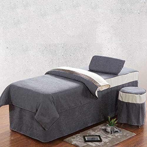 Zhuan Масажа кревети за столче за столче за здолниште, комплети за маса за масажа со дупка за одмор на лице, микрофибер руфли за