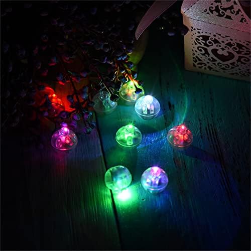 Biotat LED LED балон светлина мини тркалезни топки светла - декоративни светла за балони со топки - 10 парчиња мини LED светла долго време