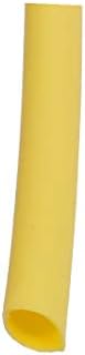 Нов Лон0167 1м Должина Опремен 1.5 мм Внатрешна Диа сигурна ефикасност Полиолефин Изолација Топлина Смалуваат Цевка Заврши Жолта