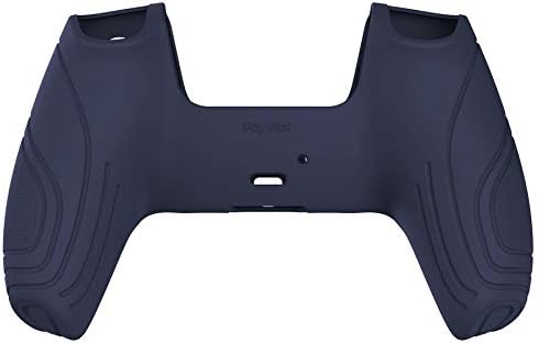 PlayVital Samurai Edition Midnight Blue Anti-Slip Controller Grip Silicone Skin, ергономска мека гума заштитна кутија за куќиште за PlayStation