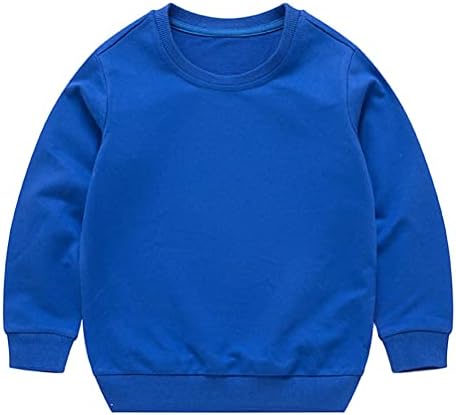 Haoluki дете дете деца бебе момче девојче со долга ракав џемпер, обична кошула, тенка пулвер, новороденче за екипаж, спортски врвови на врвови