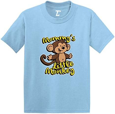 Малиот мајмун на мама - Хумор Смешно новороденче/маичка со маички за памук