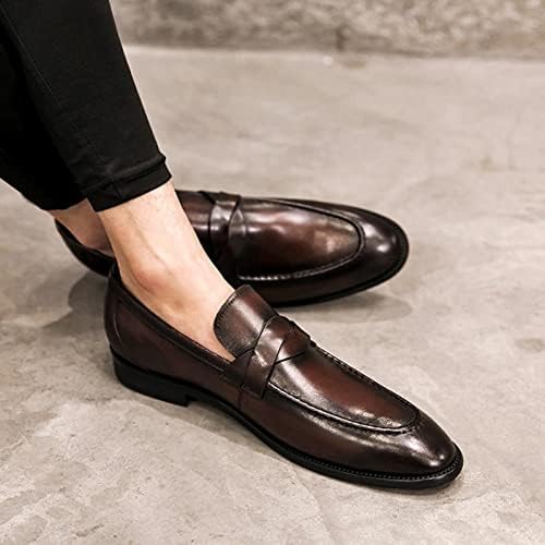 Машки деловни чевли Оксфорд чевли чевли за фустани лесни чипка за чипка модни чевли zapatos occidentales hombres невестински подароци