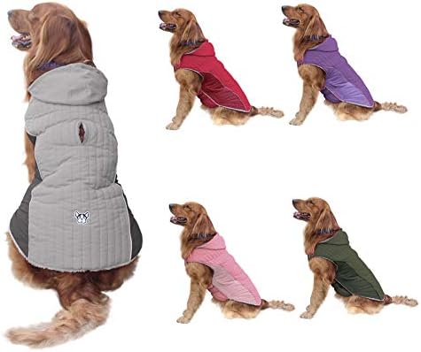 Емуст кучиња палто за зима, кучиња елеци за ладно време топло кучиња за кучиња за мали средни големи кучиња за зима, облека за миленичиња кучиња